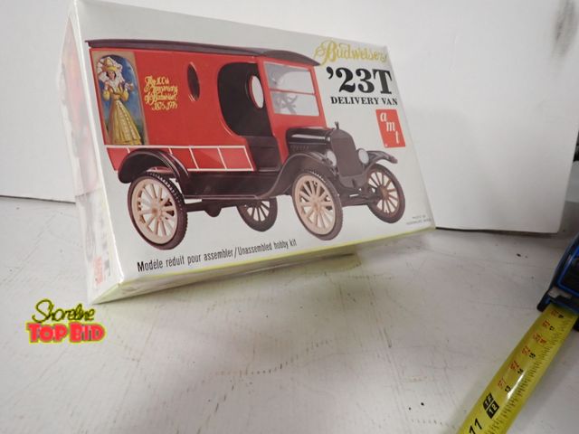 Lot 59-43324 - AMT Model Kit Budweiser '23T Delivery Van with Original Box, Never Opened - Still in Cellophane Pack...