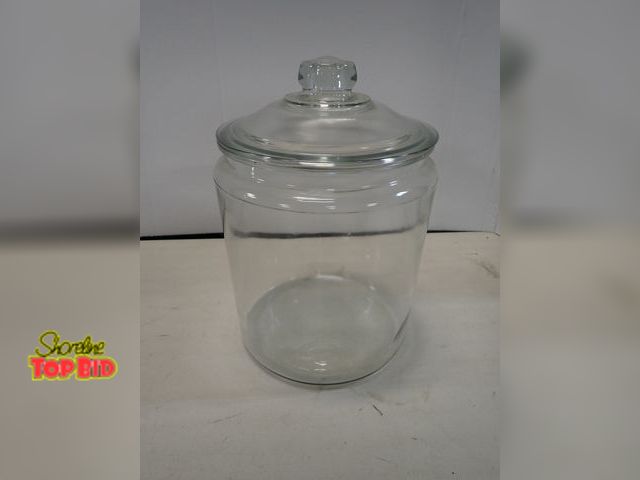 Lot 59-41605 - Anchor Hocking Heritage Hill Glass Jar, 2-Gallon