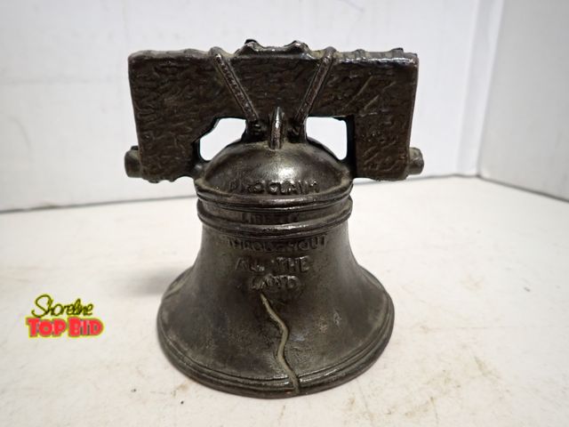 Lot 59-14267 - Authentic Liberty Bell Cast Iron by Arcade circa 1930s