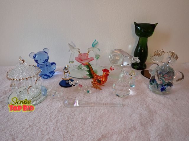 Lot 59-43430 - Collection of Various Glass Animals and More