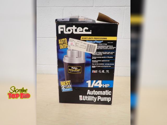 Lot 59-33195 - Flotec 1/4 hp Automatic Utility Pump