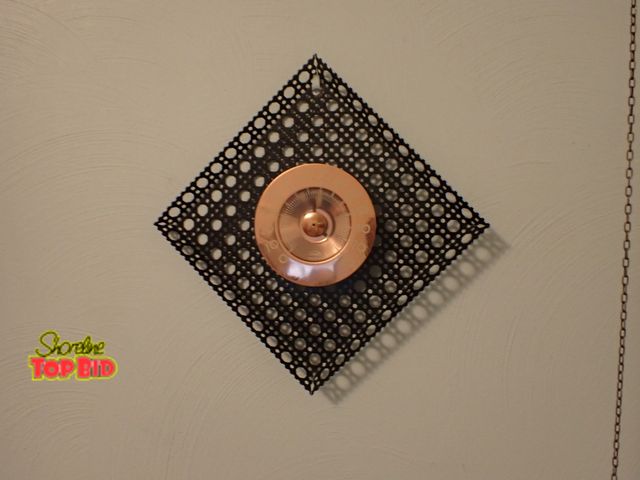 Lot 59-43483 - Vintage Art Deco Styled Wall Thermometer MCM