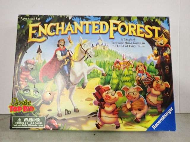 Lot 59-58010 - Enchanted Forest Game by Ravensburger - a Magical Treasure Hunt Game in the Land of Fairy Tales