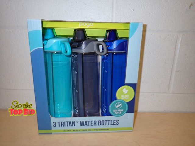 Lot 59-45011 - 3 Tritan Water Bottles, New