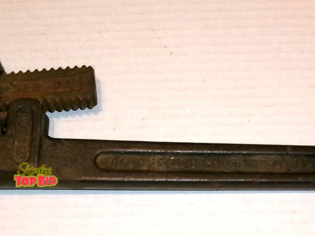 Lot 59-74463 - Vintage Trimo Adjustable Pipe Wrench - Made in USA