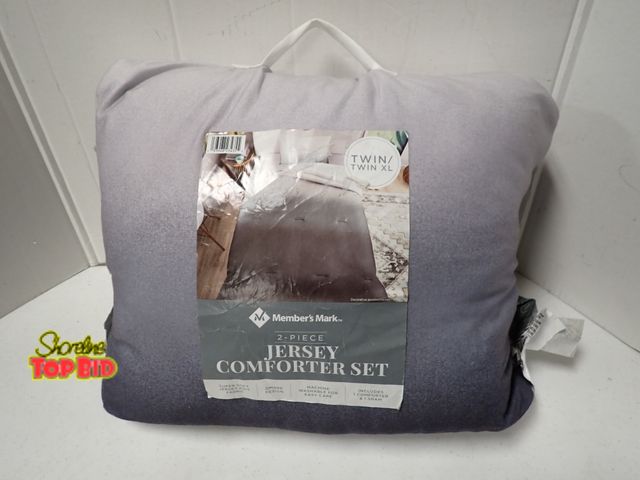 Lot 59-21473 - New 2-pc Jersey Comforter Set, Size Twin/Twin XL