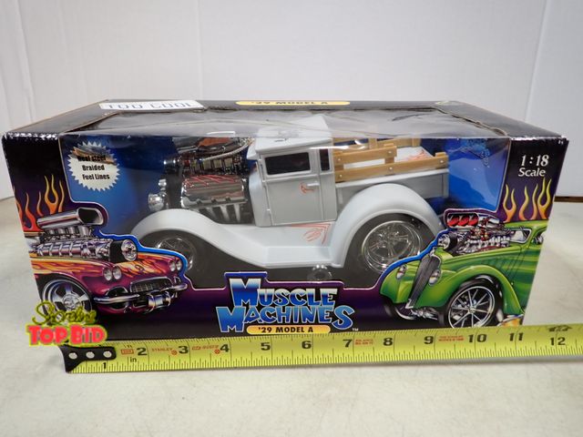 Lot 59-41189 - 1929 Model A Muscle Machines 1:18 Scale Diecast Cool Roadster Truck