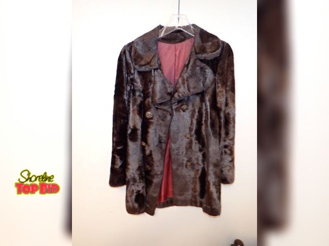Lot 59-43579 - Mid-Century Faux Fur Jacket Size Small or Medium