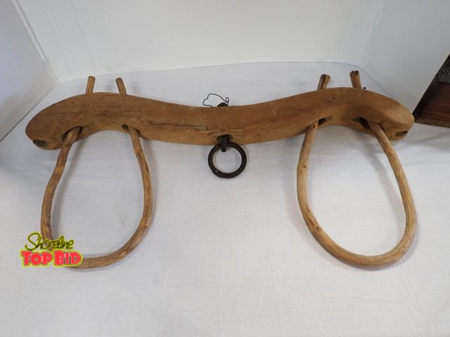 Lot 59-24175 - Antique Wood Goat Mule Yoke