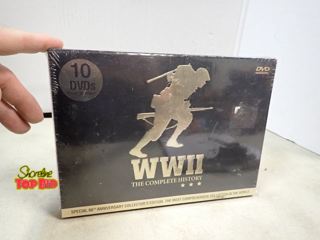 Lot 59-41540 - 10 DVDs Package of WWII The Complete History, New