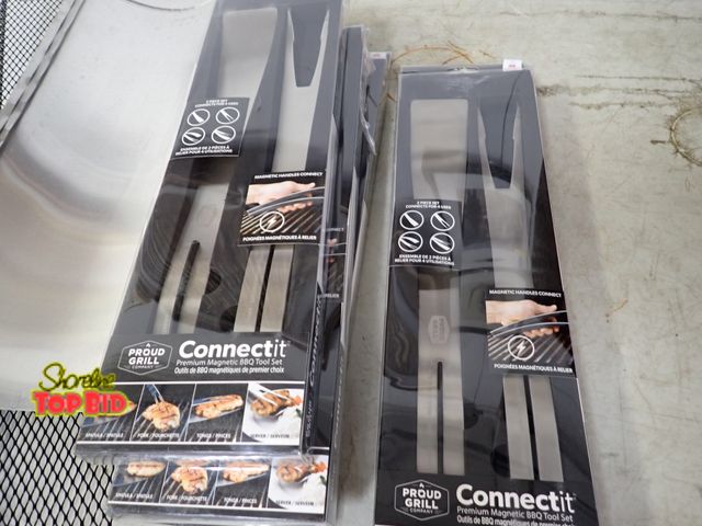 Lot 59-21131 - BBQ Tool Set, Magnetic, 2 Boxes. Benefits YMCA Camp Pendalouan