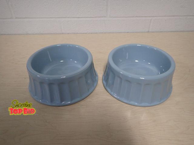 Lot 59-33041 - Set of Martha Stewart Ceramic Dog/Cat Bowls
