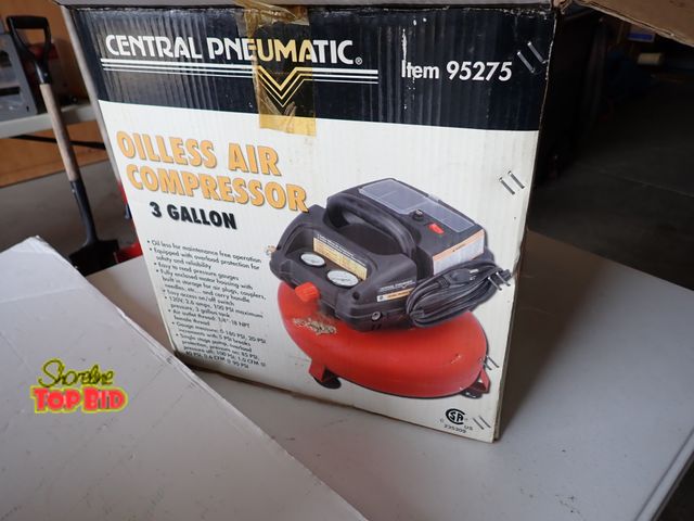 Lot 59-44089 - New 3-Gal Oilless Air Compressor