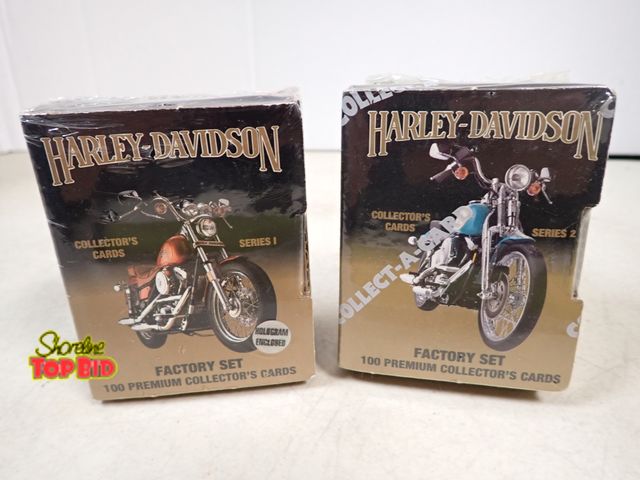 Lot 59-41188 - 2 New Harley Davidson Collectors Card Series 1 &amp; 2