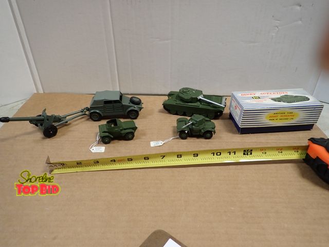 Lot 59-24130 - 5-Pc Collection Dinky Toys Military Vehicles