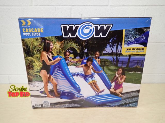 Lot 59-30337 - New Cascade Pool Slide with Dual Sprinklers Great for Pool or in Your Yard