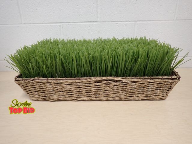 Lot 59-41029 - Artificial Grass Plant Decorative Planter