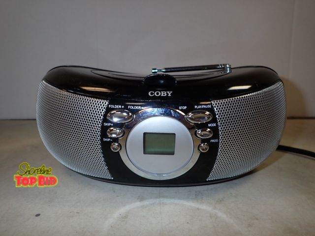 Lot 59-41770 - Portable Coby radio/ CD player works