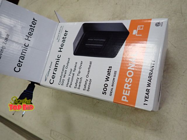 Lot 59-20103 - Ceramic Heater, Unused, 500 Watts, Works