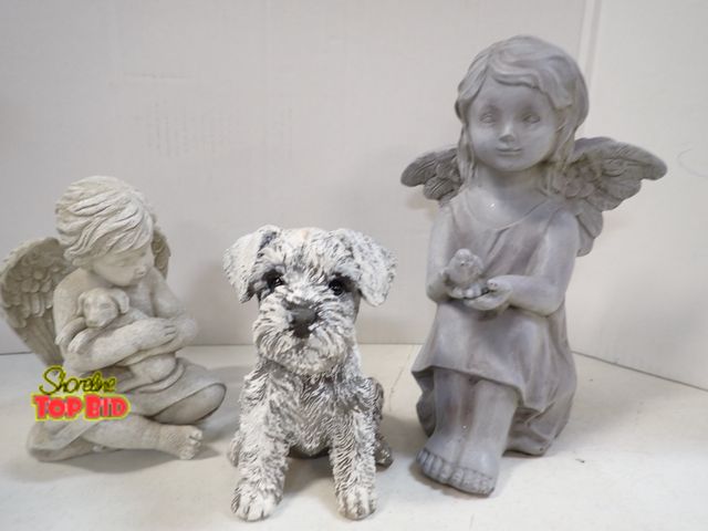 Lot 59-43420 - 3 Outdoor Garden Statues