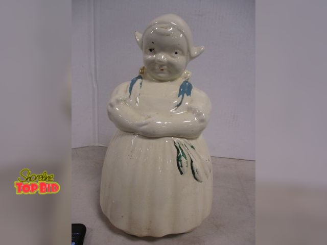 Lot 59-30116 - Antique American Bisque 1940s Dutch Boy Cookie Jar
