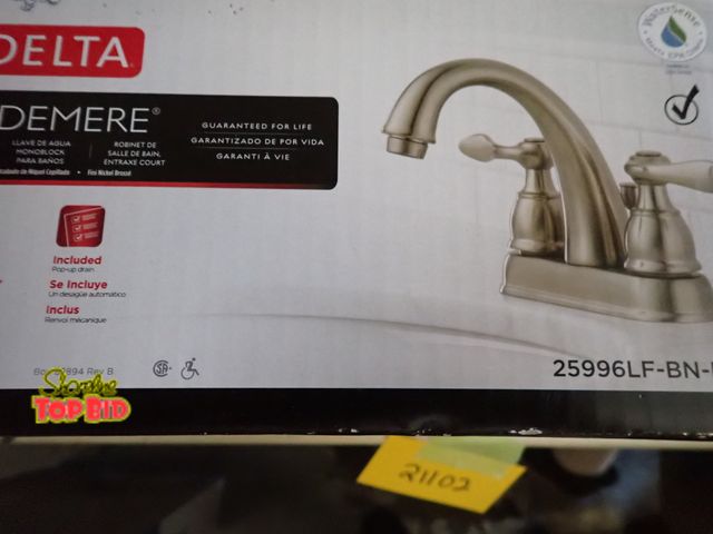 Lot 59-21102 - Delta Windemere Centerset Bathroom Faucet. Benefits YMCA Camp Pendalouan