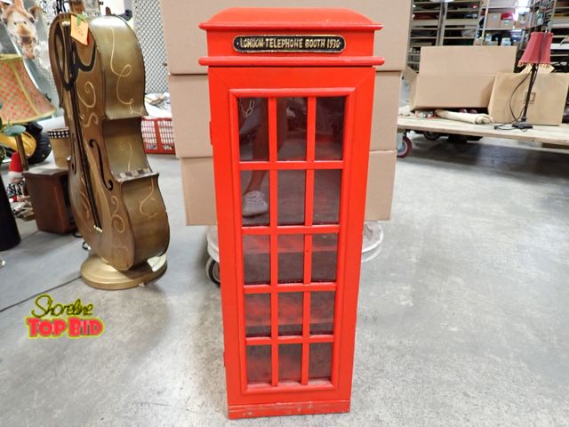 Lot 59-43213 - Vintage London Booth Storage Cabinet 30" Tall