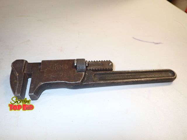 Lot 59-14153 - Antique Trimo 10" Drop Forged Adjustable Wrench