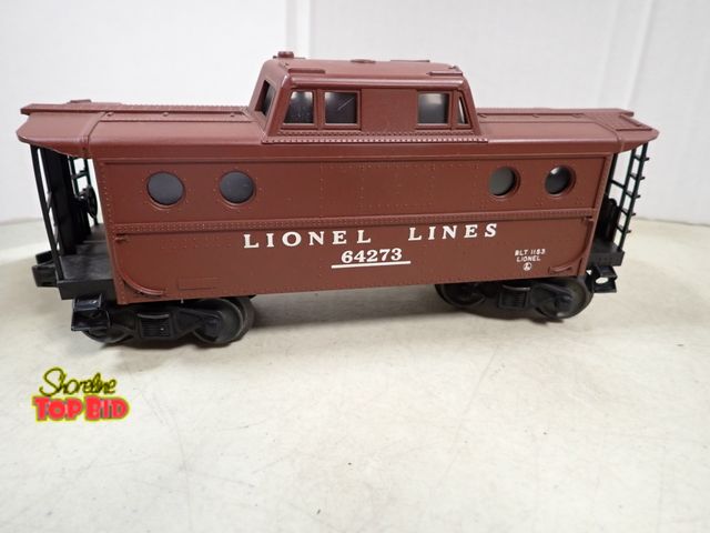 Lot 59-41758 - Lionel 64273 O Gauge porthole caboose model train car