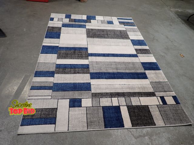 Lot 59-41800 - Contours gently used rug 2'7" X 7'4"