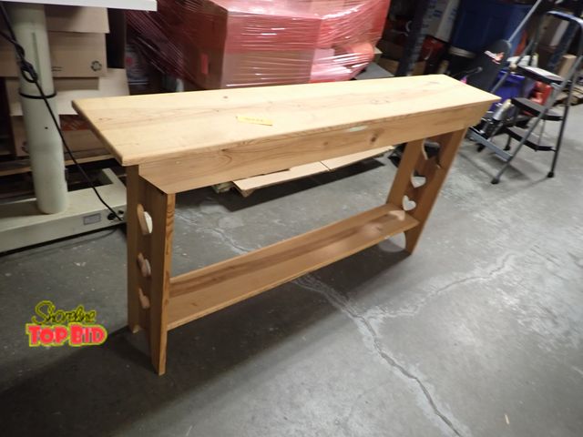 Lot 59-96033 - Wooden Wall Display Shelf 31" x 60" x 11"