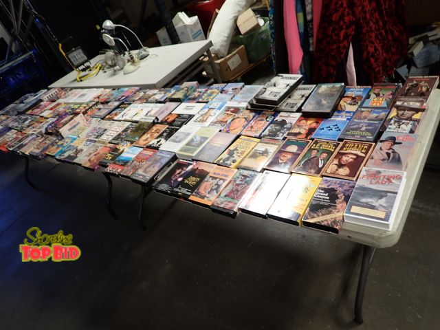 Lot 59-21436 - Huge Lot of VHF Movie Tapes, Some Never Opened &amp; More