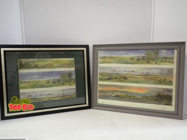 Lot 59-43399 - 2 Framed Prints 16" x 13"