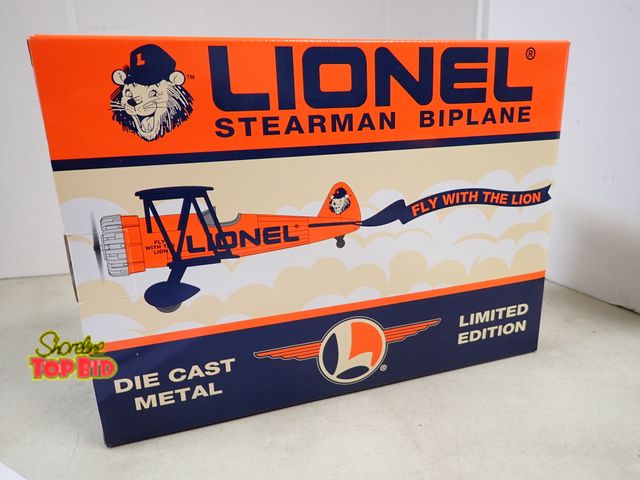 Lot 59-41856 - Lionel Stearman biplane die cast original box