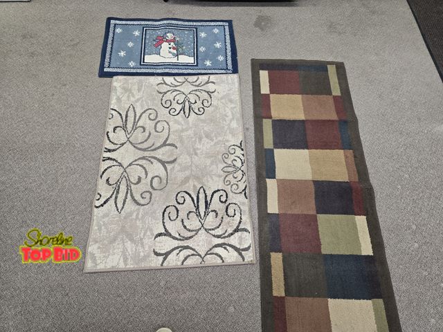 Lot 59-76017 - 3 Household rugs various sizes
