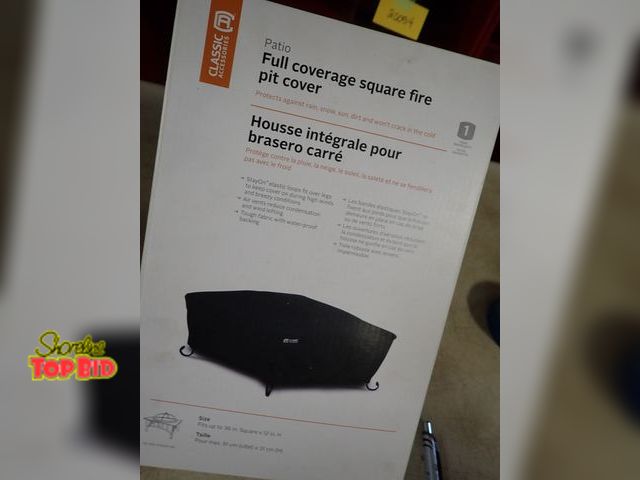 Lot 59-21208 - 2 Square Firepit Covers. Benefits YMCA Camp Pendalouan