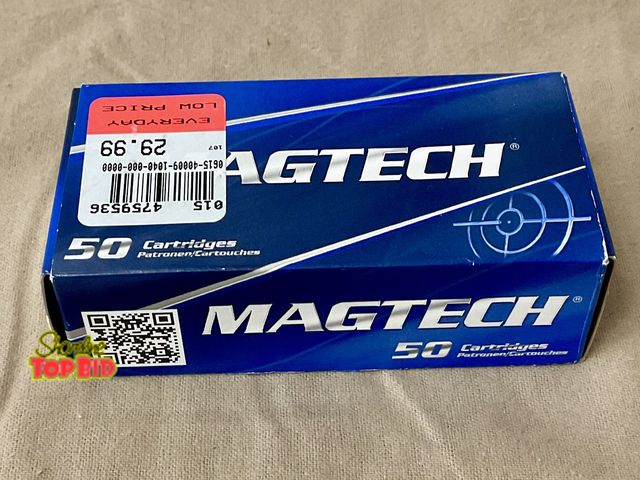 Lot 59-83023 - .40 Smith &amp; Wesson- 180 grain- full metal jacket- 50 rounds * new