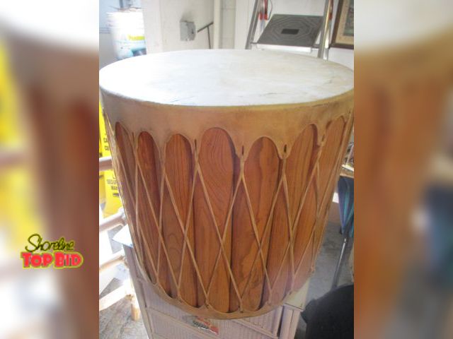 Lot 59-21230 - Extra Large Native American Pow Wow Drum