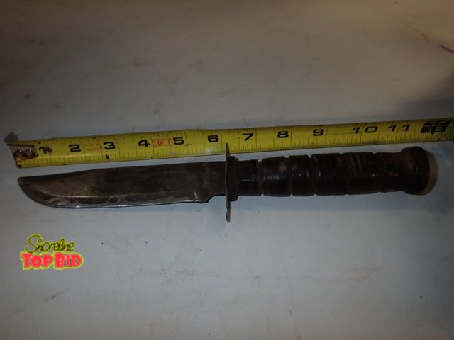 Lot 59-14317 - Search Pull-Up Vintage U.S. MSI Military Trench Fighting Knife Combat Blade, Soling Japan, 11" Total...