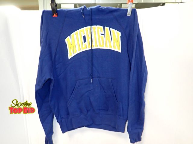 Lot 59-45145 - New Old Stock Vintage 1990s University of Michigan Wolverines Hooded Sweatshirts with Sweatpants Siz...