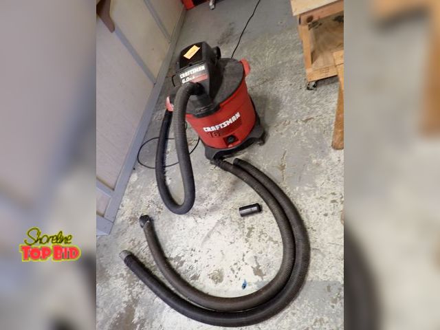 Lot 59-43758 - Craftsman 6.0 HP Wet/Dry Vac, Works, Like New