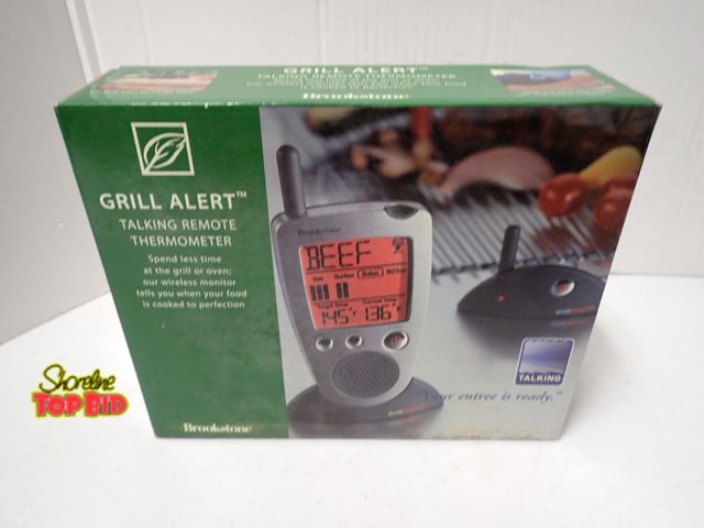 Lot 59-21553 - Grill Alert Talking Remote Thermometer, Never Used