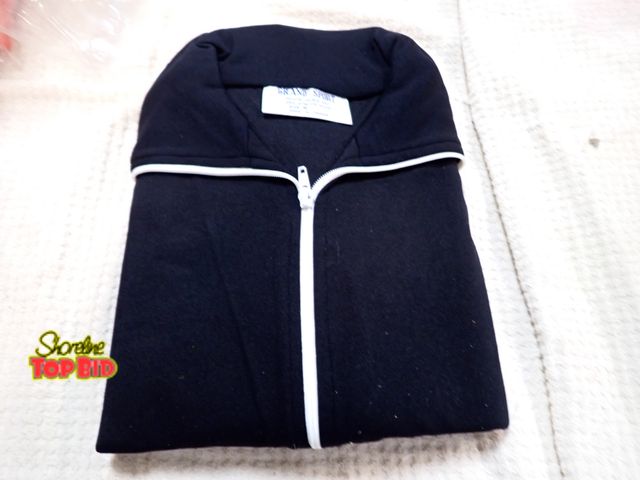 Lot 59-45067 - New Old Stock Vintage from 1970s Campus Sweats Warm Up Jacket and Pants 100% Stretch Nylon Size Medi...