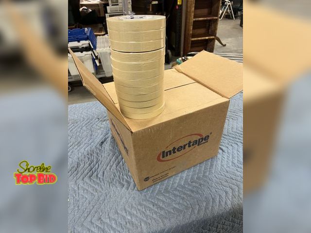 Lot 59-00007 - 1 case of masking tape 3/4" x 60 yards per roll, 48 rolls per case