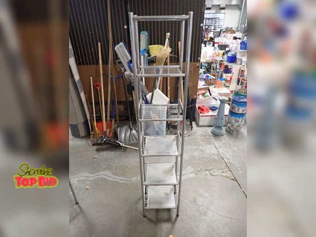 Lot 59-96022 - 64" x 13" x 11" Metal Storage Shelving Unit