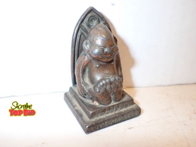 Lot 59-14420 - Bronze Billiken, A Charm Doll &amp; Cultural Icon Created in 1908 American Art Teacher Florence Pret...