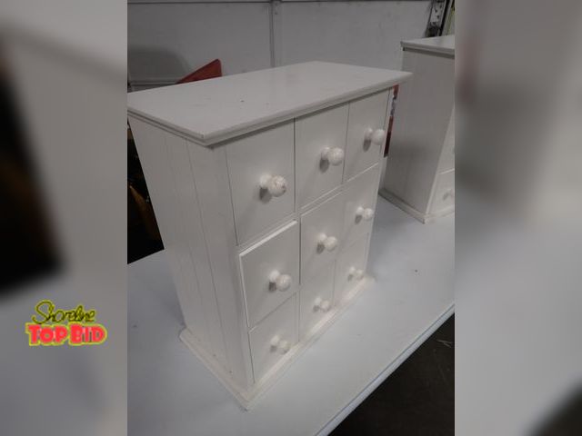 Lot 59-96026 - Desktop Storage/Organizer 9-Cubby Drawers 16" x 14" x 7" or Wall Hanger