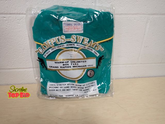 Lot 59-45100 - New Old Stock Campus Sweats from 60s to 70s for Track, Cross Country, Swimming, Wrestling, Jogging, ...