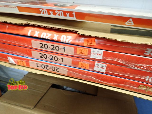 Lot 59-21118 - 5 Air Filters 20" x 20" x 1". Benefits YMCA Camp Pendalouan