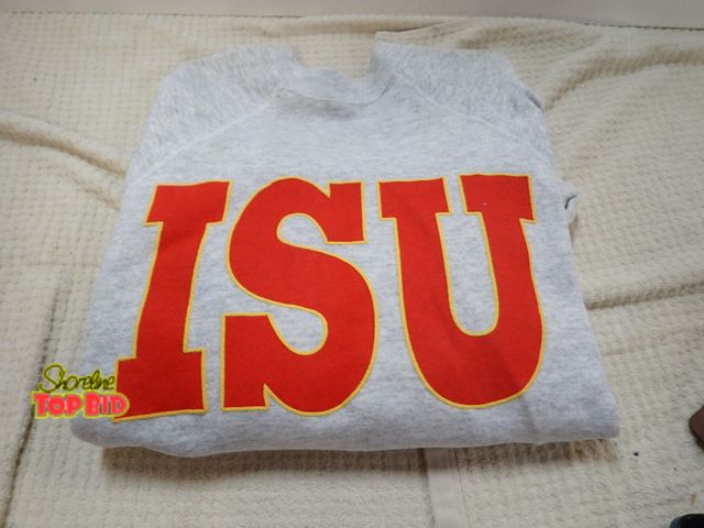 Lot 59-13130 - New Old Stock Vintage 1980s-1990s Iowa State University Crewneck Sweatshirt- Size Medium, Made in US...